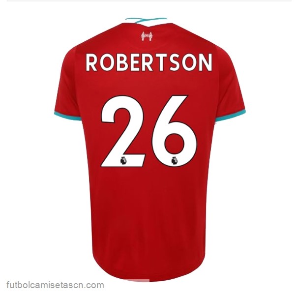 Camiseta Liverpool NO.26 Robertson 1ª 2020/21 Rojo